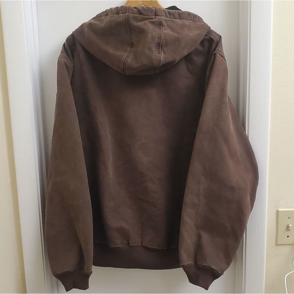 Rare Vintage carhartt thermal lined canvas jacket size men's XL - Picture 6 of 7